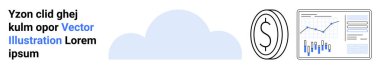 Metinli bulut, dolar sembolü, veri grafikleri, gri ve mavi şema. Finansal analiz, bulut hesaplama, veri görselleştirme, iş istatistikleri, ekonomik tahminler, fintech çözümleri için ideal