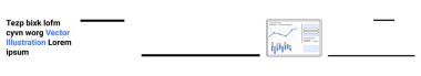 Çizelgeli iş analizi paneli. Veri analizi, iş zekası, performans ölçümleri, veri eğilimleri, raporlama, dijital strateji ve finansal analiz için ideal. İniş sayfası