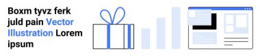 Hediye kutusu, web sitesi analizleri ve metin elemanları. Pazarlama, web tasarımı, e-ticaret, dijital hediyeler, veri analizi promosyon içerik pazarlaması için idealdir. İniş sayfası