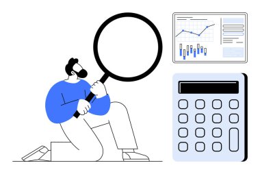 Adam veri tabloları ve hesap makinesinin yanında büyüteç tutuyordu. Finansal analiz, iş tahminleri, veri incelemesi, muhasebe denetimleri, piyasa araştırmaları, sorun çözme