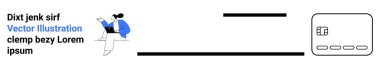 Bilgisayarla oturan kişi, dijital ödeme arayüzü ile etkileşimde. Finans, bankacılık, teknoloji, e-ticaret, müşteri desteği, eğitim UIUX tasarımı için ideal. İniş sayfası