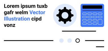Vites, hesap makinesi, metin elemanları ve minimal tasarımda soyut UI özellikleri. Teknoloji, finans, web tasarımı, kullanıcı arayüzü, dijital çözümler, soyut sanat ve modern estetik için ideal