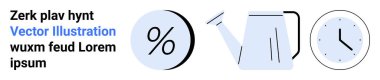 Sulama kutusu, yüzde sembolü ve minimalist tasarımda saat. İş sunumları, bahçıvanlık siteleri, mali raporlar, eğitim materyalleri, bilgi tasarımı, pazarlama için ideal