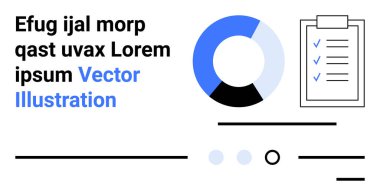 Pasta çizelgesi, işaretli pano ve soyut çizgiler. İş analizleri, veri görselleştirme, proje yönetimi, profesyonel sunumlar, raporlar, strateji planlaması, yürütme