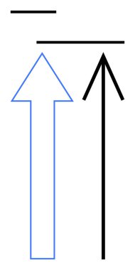 Siyah ve mavi geometrik oklar yukarı doğru yatay çizgiler gösteriyor. Navigasyon, yön, büyüme, ilerleme, gelişme, başarı, artış için idealdir. Satır metaforu