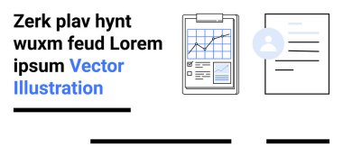 Veri tablosu, avatarlı belge ve yer tutucu için lorem ipsum metni. İş sunumları, veri analizi, raporlama araçları, proje yönetimi, pazarlama stratejileri için ideal