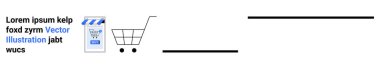 SMS tutuculu alışveriş arabası. E-ticaret, çevrimiçi alışveriş, perakende satış siteleri, pazarlama, satış sunumları, dijital reklamlar ve iş stratejileri için ideal. İniş sayfası