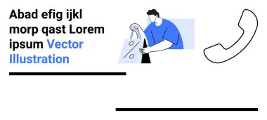 Müşteri telefon tutarken alışveriş torbaları taşıyor. Ecommerce, perakende, müşteri desteği, pazarlama, çevrimiçi alışveriş, kullanıcı yardımı, hizmet soruşturmaları için ideal. İniş sayfası