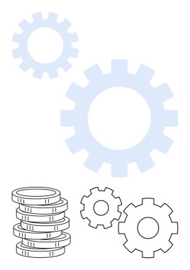 Vitesler ve istiflenmiş paralar finans ve mühendislik ekipleri arasında işbirliği ve verimlilik olduğunu gösteriyor. İş stratejisi, takım çalışması, verimlilik, yatırım, mali büyüme, mühendislik için ideal