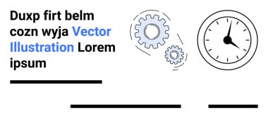 Vitesli saat, metin blokları ve anahtar sözcükler. Sunumlar, web siteleri, bilgi grafikleri, eğitim materyalleri, teknik kılavuzlar, iş raporları ve dijital içerik için ideal. İniş sayfası