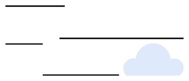 Yatay çizgileri olan bulut elementleri hareketi, basitliği, teknolojiyi ve ağı işaret ediyor. Bulut depolama, hesaplama, veri transferi, bilişim hizmetleri, iletişim ağı sunuculuğu için ideal soyut hat