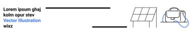 Güneş paneli ve elektrikli araç şarj istasyonu temiz enerji ve sürdürülebilirliği temsil ediyor. Çevre dostu teknoloji, yenilenebilir enerji, elektrikli araçlar, yeşil girişimler, sürdürülebilir