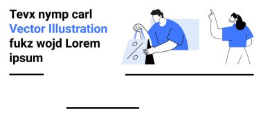 Metin ve grafik elementlerle çevrili alışveriş ve sohbete katılan kişiler. E-ticaret, reklam, iletişim, satış, pazarlama, takım çalışması beyin fırtınası için ideal. İniş sayfası