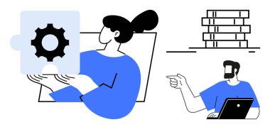 Ekip üyeleri büyük veri ve sistem yapılandırma metaforlarıyla birlikte çalışıyorlar. Takım çalışması, işbirliği, veri analizi, sistem yapılandırması, teknoloji, problem çözme ve yenilik için ideal