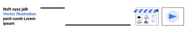 Yan menü ile metin bağlantısı, pazar yeri veya e-ticaret için grafiksel depolama simgesi ve bir çalma tuşu. Kullanıcı arayüzü tasarımı, web sitesi geliştirme, e-ticaret, dijital pazarlama, mobil uygulama için ideal