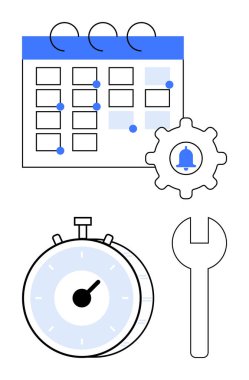 Olaylarla takvim, zaman izleme için kronometre, uyarı uyarısı için teçhizat ve kişiselleştirme için anahtar. Planlama, üretkenlik, zaman yönetimi, optimizasyon, bildirim iş akışı için ideal
