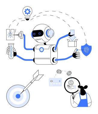 Robot görevlerini yerine getirirken veri analizi, DNA dizilimi, paket teslimatı ve mali işlemleri de başarıyla tamamlıyor. Teknoloji gelişimi, yapay zeka sağlık, otomasyon, dijital güvenlik, robot bilimi için ideal
