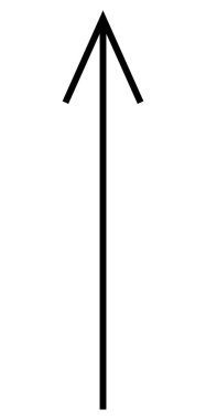 Yukarı bakan siyah tek çizgi ok. Büyüme, gelişme, başarı, navigasyon, hareket, basit tasarım, net yön temaları için idealdir. İniş sayfası