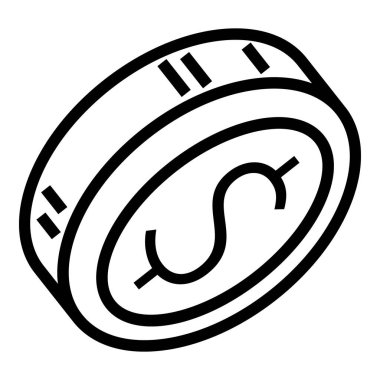 Dolar işaretli para siyah beyaz, finans, yatırım ve ekonomiyi sembolize ediyor. Finansal web siteleri, ekonomik çalışmalar, refah yönetimi, bankacılık, döviz kuru, para politikası için ideal