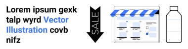 İnternet sitesinin ana sayfasında e-ticaret, indirimler, online alışveriş, dijital pazarlama, promosyonlar, perakende satış reklamları yer alıyor. İniş sayfası