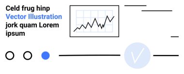 Yükselen eğilimleri, soyut şekilleri ve çizgileri olan iş analitik grafiği. Veri analizi, iş raporları, sunumlar, pazarlama, bilgi istatistikleri, eğitim amaçlı bilgiler için idealdir. İniş