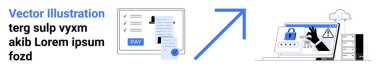 Güvenli işlem simgesi, siber güvenlik önlemleri ve yükselen ilerleme okuyla çevrimiçi ödeme akışı. Fintech, online bankacılık, güvenlik, teknoloji, veri güvenliği, dijital dönüşüm için ideal