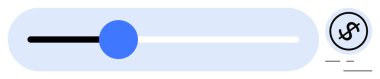 Pist ve dolar simgesinin üzerinde mavi düğmesi olan yatay kaydırma çubuğu fiyat ayarlaması ya da mali kontrol öneriyor. Bütçe planlaması, tasarruf stratejileri, finans uygulamaları, UI tasarımı, harcama için ideal