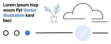 Esrar, soyut bulut, çizgiler, daireler ve siyah-mavi taklit metinler. UIUX tasarımı, web gelişimi, uygulamalar, minimalizm teması teknolojisi için ideal modern markalaşma tasarımları