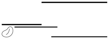 Yatay ve dikey minimalist çubuklarla harmanlanmış kavisli organik şekil. Tasarım, markalaşma, sanat, dijital, mimari, yapı, soyutlama için ideal. Düz minimalist bir metafor olarak basit görseller