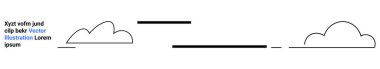 Özet bulutlu soyut sahne, arazi veya hareket için yatay çizgiler. Markalaşma, web sitesi afişleri, poster tasarımı, yaratıcı sunumlar, bilgi grafikleri, minimalist sanat ve basit sanatlar için ideal
