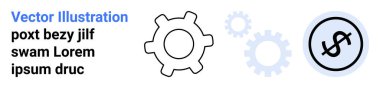 Gear icon alongside dollar sign surrounded by faded gears, representing innovation, success in business, teamwork, financial strategies, and problem-solving. Ideal for corporate branding, simple