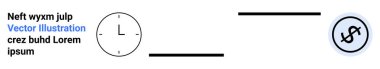 Saat ve dolar işareti zaman ve parayı temsil eden yatay bir çizgiyle bağlanır. Finans, üretkenlik, yatırım, tasarruf, bütçe yönetimi, zaman izleme, basit iniş sayfası için ideal