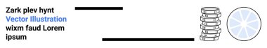 Metin bloğunun yanında geometrik tasarım, istiflenmiş paralar ve temiz bir düzen. Finans, ekonomi, modern tasarım, web arayüzleri, veri görselleştirme, bilgi grafikleri ve basit iniş sayfası için ideal