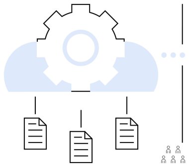 Bulutlar üzerindeki teçhizat, verimliliği ve ölçeklenebilirliği vurgulayarak belgeleri ve ekipleri birbirine bağlar. Otomasyon, dosya paylaşımı, takım işbirliği, veri depolama, iş akışı, yapay zeka entegrasyonu için ideal