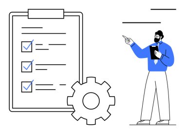 İş akışı, görev heyeti ve verimliliği kontrol listesi, kontrol işaretleri ve çark renklendirme sunucusu. Proje planlama, hedef izleme, verimlilik, iş akışı tasarım organizasyonu için ideal