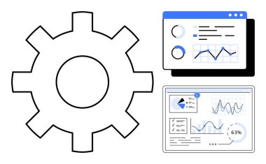 Vites, grafikler, çizelgeler ve diyagramlar sunan analitik veri ekranlarıyla eşleştirildi. Veri yönetimi, iş akışı verimliliği, analiz, optimizasyon, teknoloji entegrasyonu, süreç tasarımı için ideal