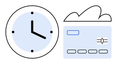 Saat, kredi kartı ve bulut önerileri programlama, çevrimiçi ödemeler, bulut hizmetleri ve güvenlik konularını destekliyor. Finans, dijital araçlar, e-ticaret bulutu teknoloji zaman yönetimi için ideal