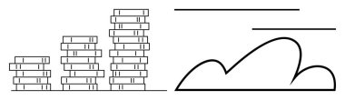 Yığınla kitap soyut bulut ve üç satırın yanında yükseliyor. Büyüme, öğrenme, eğitim, bilgi, yaratıcılık, hayal gücü ve yenilik için idealdir. Düz basit metafor