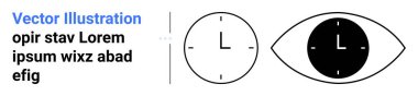 Ayrıntılı siyah ve beyaz göz ve daire çizimleri. Markalaşma, tasarım konsepti, görüş, odaklanma temaları, sanat projeleri, soyut kavramlar, basit iniş sayfası için ideal.