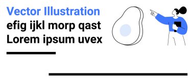 Bir defter, yer tutucu metin ve asgari tasarım elemanlarını tutarken soyut şekli gösteren kişi. İş, eğitim, sunumlar, yaratıcılık, modern tasarım, iletişim için ideal