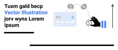 Kredi kartı, dijital paralar ve bir el, parasız işlemleri, online bankacılığı ve dijital finansı sembolize eder. Bankacılık, fintech, ödeme çözümleri, e-ticaret teknolojisi finansal büyüme için ideal
