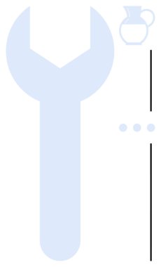 İngiliz silueti sürahi hatlarıyla, dikey çizgilerle ve minimal estetik noktalarla eşleştirilmiş. Tamir için ideal, aletler, işçilik, minimalizm, endüstri kavramsal sanat yaratıcılığı. Düz basit