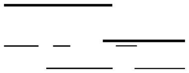 Değişen uzunluk ve aralıkların yatay siyah çizgileri minimalist bir dizaynda sıralanmıştır. Geometri, denge, hizalama, yapı, soyutlama, modern tasarım, düz basit metafor için ideal
