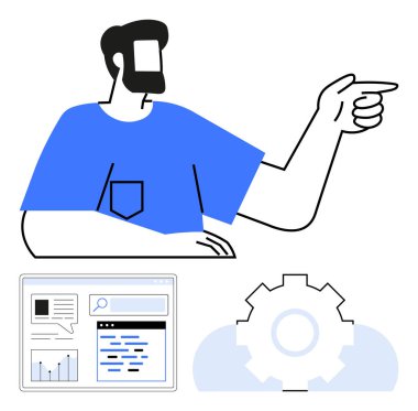 El kol hareketleri, çizelgelerle arama, analizi sembolize eden ekipman, geliştirme, karar verme, iş akışı, teknoloji, takım çalışması. Veri analiz sistemi optimizasyon stratejisi takım çalışması için ideal