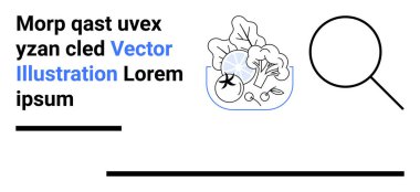 İçinde brokoli ve domates bulunan bir kase dolusu sebze, büyüteç kaliteyi ön plana çıkarıyor. Gıda güvenliği, beslenme, organik üretim, teftiş, analiz, araştırma, sağlıklı beslenme için ideal