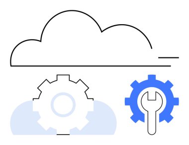Vitesli bulut ve anahtar teknolojiyi, dijital çözümleri, sistem optimizasyonunu, yazılım geliştirmeyi, mühendisliği ve bilişim desteğini sembolize ediyor. Bulut hesaplama, veri depolama, sistem güncellemesi için ideal