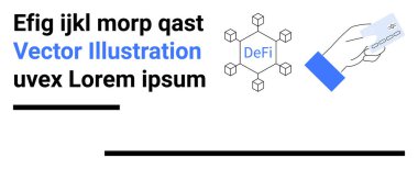 Merkezi olmayan finans şeması dışında el ele tutuşan kredi kartı Fintech 'in ilerlemesini vurguluyor. Engelleme zinciri, kripto para birimi, finansal teknoloji, ödeme, yenilik, e-ticaret, basit