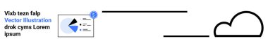 Bulut veri çözeltisi, bulut hatlarına bağlı bir dolar sembolünün yanında bir tablo içeriyor. Teknoloji, iş dünyası, finans, bulut hesaplama, yenilik, analiz ve basit bir iniş sayfası için ideal