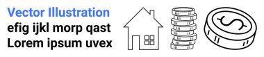 Evin ana hatları, birikmiş madeni paralar ve dolar para yatırımı, emlak ve tasarrufu akla getiriyor. Finans, gayrimenkul, bankacılık, ekonomi değerleme işi için ideal basit iniş sayfası