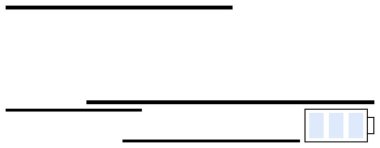Şarj işlemi temiz hatlarla temsil edilen pil simgesi. Enerji, güç, teknoloji, verimlilik, minimalizm, sürdürülebilirlik, modern yaşam kavramları için idealdir. Düz basit metafor